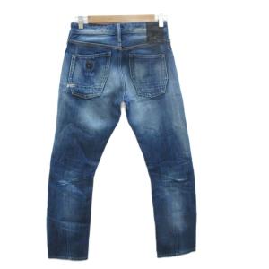DENHAM デニムパンツ ジーンズ ストレート 32 M 青 ブルー ウォッシュ加工 /HO39 GY61