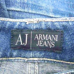 ARMANI JEANS デニムパンツ ジーンズ スリムパンツ 26 ブルー ダメージ加工 ウォッシュ加工 /SY59 GY61