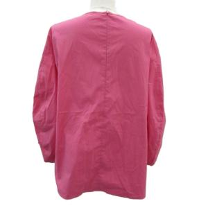 ADORE カットソー 38 M ピンク 長袖 ラウンドネック 袖口ドローストリング /SM21 GY61