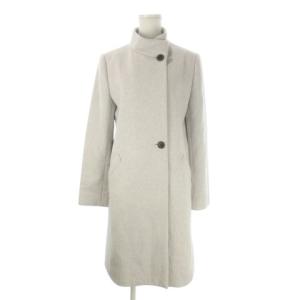 コート スタンドカラー ロング マニッシュ ウール 2 ライトグレー /CK50 GY61