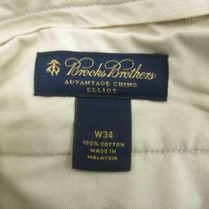 Brooks Brothers チノパンツ テーパードパンツ ロング丈 34 ベージュ /SY49 GY61