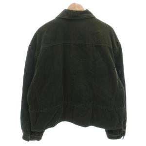 BANANA REPUBLIC ジャケット XL 緑 グリーン レギュラーカラー コーデュロイ 長袖 ジップアップ 712660-00-2