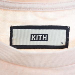 KITH NYC Tシャツ 半袖 ロゴ プリント S ピンク GY58