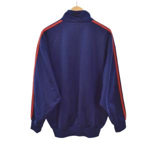 adidas トラックジャケット ジャージ ライン S 紺 ネイビー GY58