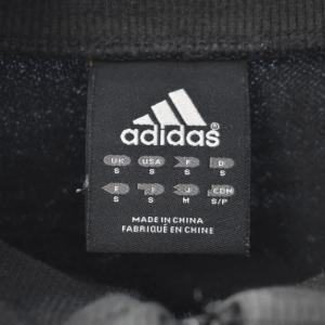 adidas ジップアップ ジャケット ブルゾン M 黒 ブラック GY58