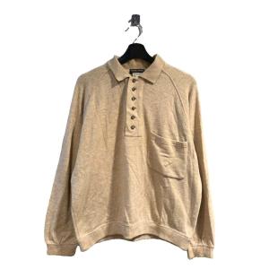 ニット ポロシャツ 長袖 48 ベージュ GY58