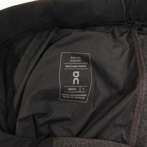 ON 美品 パンツ ドローストリングウエスト 裾リブ 膝切り替え S 黒 ブラック /YJ GY61