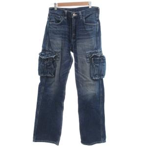 503 カーゴパンツ デニム W30 L33 インディゴ  ウォッシュ加工