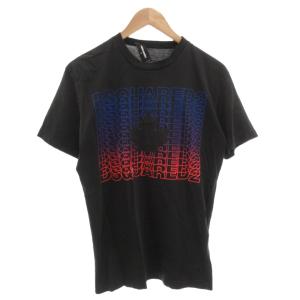 Tシャツ プリント 半袖 M 黒 ブラック /FF GY61