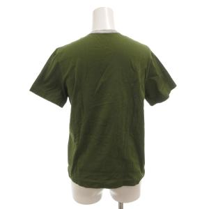 Tao ボーダーカーディガン Tシャツ 半袖 緑 グリーン グレー /FF GY61