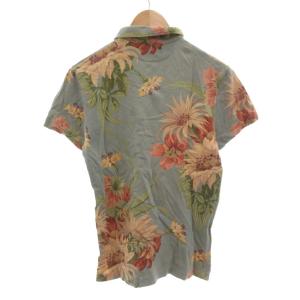 Polo by Ralph Lauren ポロシャツ 花柄 半袖 S 緑 グリーン /FF GY61