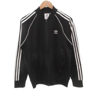 美品 ジャージ トラックジャケット O 黒 ブラック 長袖 スタンドカラー /SJ GY61