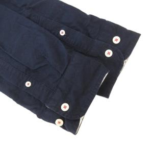 BURBERRY BLACK LABEL シャツ 長袖 ボタンダウン BD 4 紺 ネイビー /JS GY61