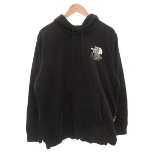 パーカー フーディ ロゴプリント 長袖 XL 黒 ブラック /FF GY61
