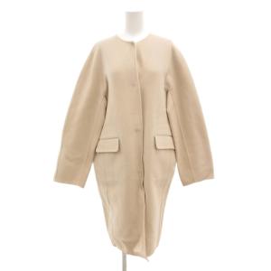 ノーカラーコート コクーン メルトン 36 アイボリー /JS GY61