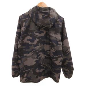 adidas パーカー ジャケット ジップアップ カモフラ柄 M グレー 黒 ブラック /JS GY61