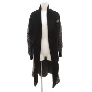 ガウンコート カーディガン レオパード柄 11 グレー /JS GY61