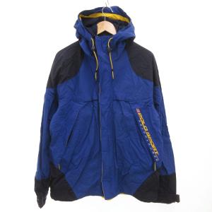RALPH LAUREN ジップアップパーカー ジャケット ブルゾン ロゴ刺繍 L 青 ブルー /JS