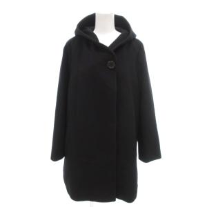 フーデッドコート スナップボタン 44 黒 ブラック /YJ GY61