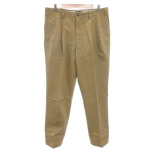 美品 チノパンツ 91 ベージュ タック センタープレス  無地 322689 /HW GY61