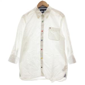 ボタンダウンシャツ BD 長袖 XXL 白 ホワイト /JS GY61