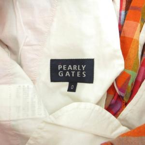 PEARLY GATES 美品 ショートパンツ ハーフパンツ リネン混 チェック柄 0 マルチカラー /YJ GY61
