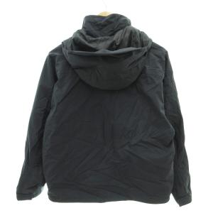 FJALLRAVEN ナイロンジャケット マウンテンパーカー フード付き M 黒 ブラック /YJ GY61