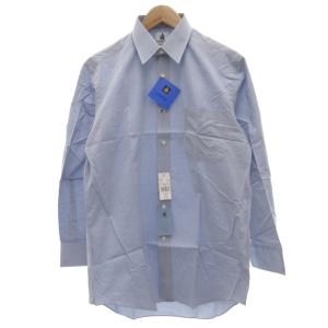 タグ付き ワイシャツ 40-82 長袖 無地 青 ブルー /AE GY61
