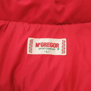 McGREGOR ダウンジャケット ブルゾン フード L 赤 レッド /JS GY61