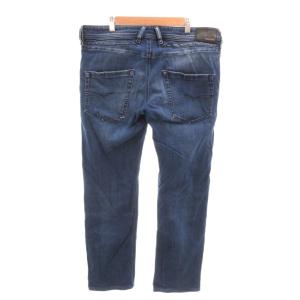 DIESEL デニムパンツ ジーンズ ウォッシュ ボタンフライ 34 インディゴブルー /YJ GY61