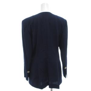 LEONARD ファッション FASHION セットアップ ノーカラージャケット タイトスカート ロング 背抜き ノーベント