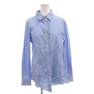 タグ付き シャツ ブラウス 長袖 M 青 ブルー /FF GY61