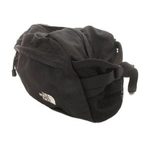 THE NORTH FACE ボディバッグ ショルダー ウエスト ロゴプリント 黒 ブラック /FF GY61