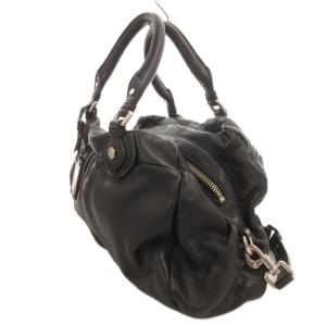 MARC by MARC JACOBS ハンドバッグ ショルダー 2WAY ロゴ プレート レザー 黒 ブラック /FF GY61