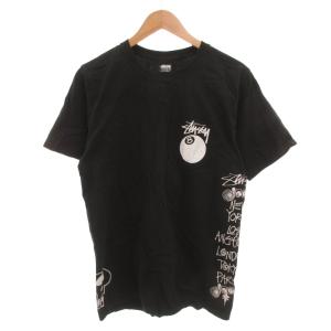 Tシャツ ロゴプレート 半袖 S 黒 ブラック /FF GY61