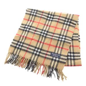 burberrys ヴィンテージ カシミヤ ノバチェック マフラー ベージュ