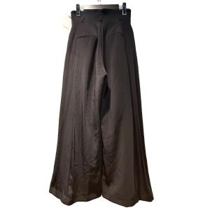 SNIDEL タグ付き パンツ ワイド ハイウェスト １ 黒 ブラック GY61