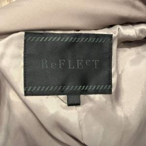 Reflect ダウンコート ラクーンファー フード付き 40 ベージュ GY61