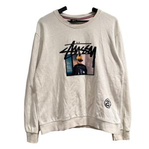 スウェット トレーナー プリント ロゴ L 白 ホワイト GY61