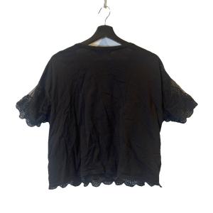 TSUMORI CHISATO Tシャツ カットソー レース 2 黒 ブラック GY61