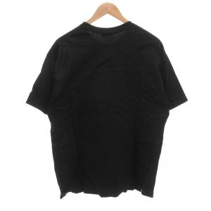 HYSTERIC GLAMOUR TAKE IT EASY ヒスベアシガレット プリントTシャツ 半袖 クルーネック XL コットン 黒