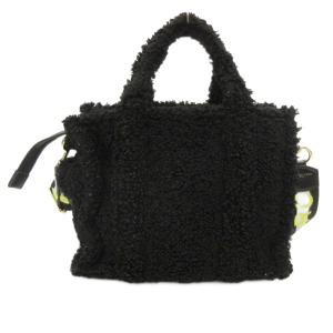 ザ テディ THE TEDDY 2WAY トートバッグ ショルダー 黒 ブラック ボア 