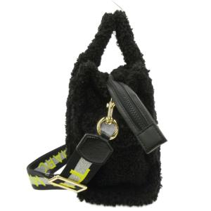 ザ テディ THE TEDDY 2WAY トートバッグ ショルダー 黒 ブラック ボア 