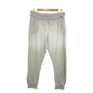 LOUNGEWEAR ジョガーパンツ 40 グレー ドローストリングウエスト リブ裾 しわ加工 /MN25