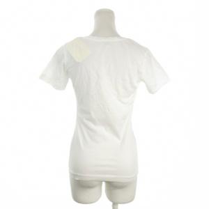 DIESEL Tシャツ XS 白 ホワイト グラフィックプリント ラウンドネック 半袖 /AO23 GY61