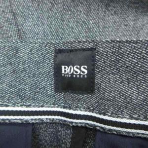 HUGO BOSS テーパードパンツ スラックスパンツ ロング丈 46 M グレー /SY17 GY61