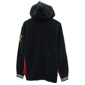 Polo by Ralph Lauren ジャケット パーカー LL 紺 ネイビー ジップアップ エンブレム刺繍 裏起毛 ミドル丈 KK-RL-KS3514