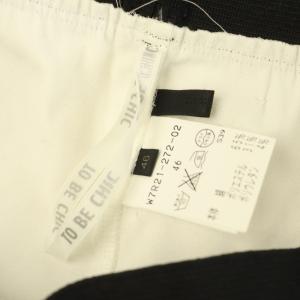 TO BE CHIC イージーパンツ テーパード ストレッチ 46 ホワイト /MY OS GY61