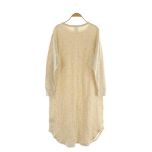 gelato pique スターワッフルドレス ワンピース ロング 長袖 ルームウエア F ベージュ /MY OS GY58