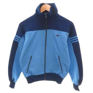 ヴィンテージ 70s~80s 西ドイツ デサント製 トラックジャケット トレイフォル刺繍 1 ライトブルー